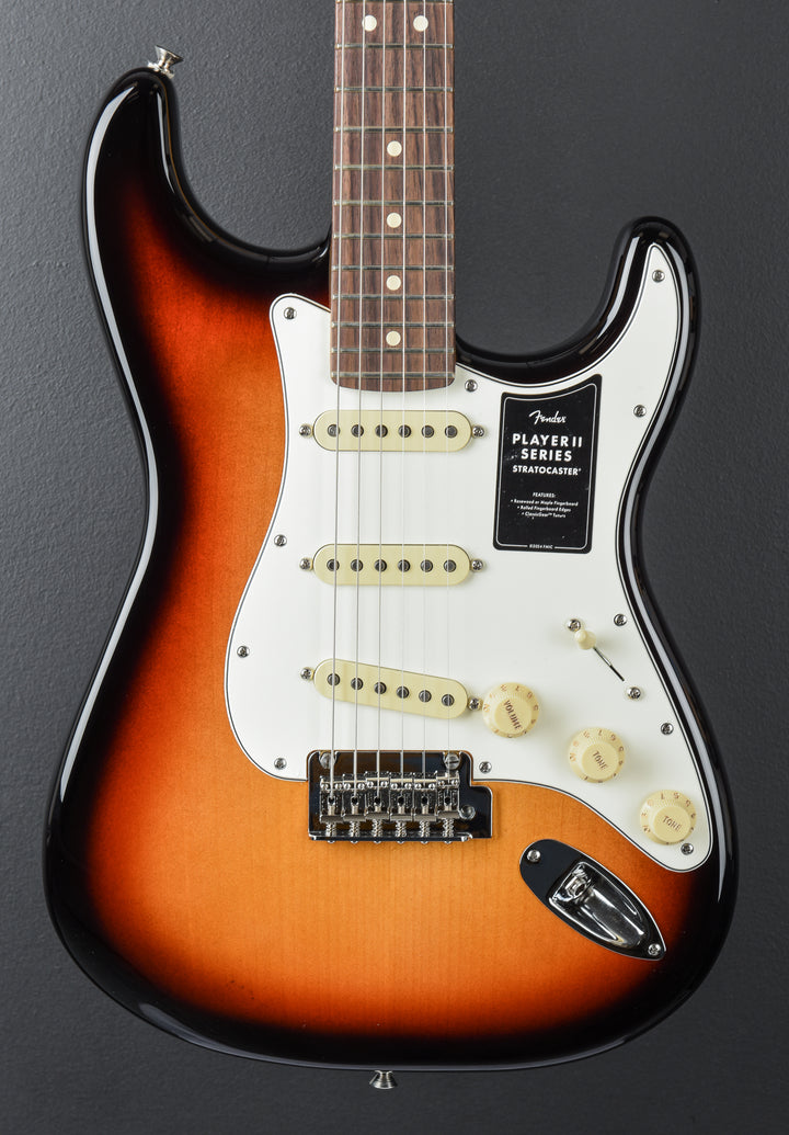 Player II Stratocaster - 3-Color Sunburst W/Rosewood