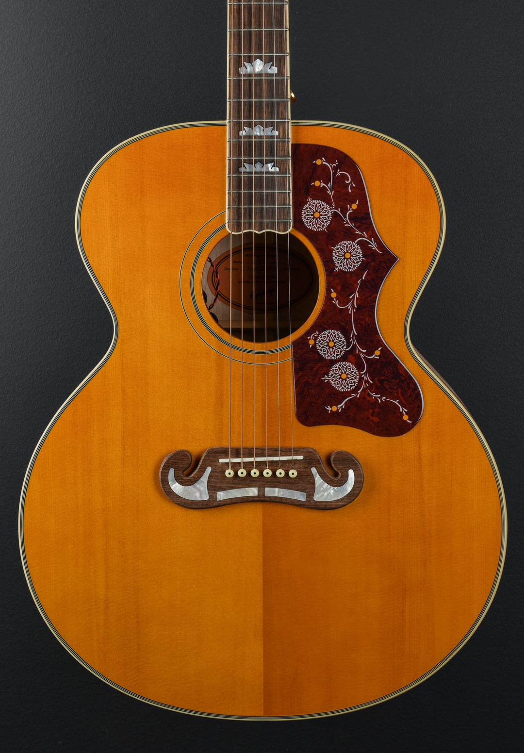 "Inspired by Gibson" J-200 - Aged Gloss Antique Natural
