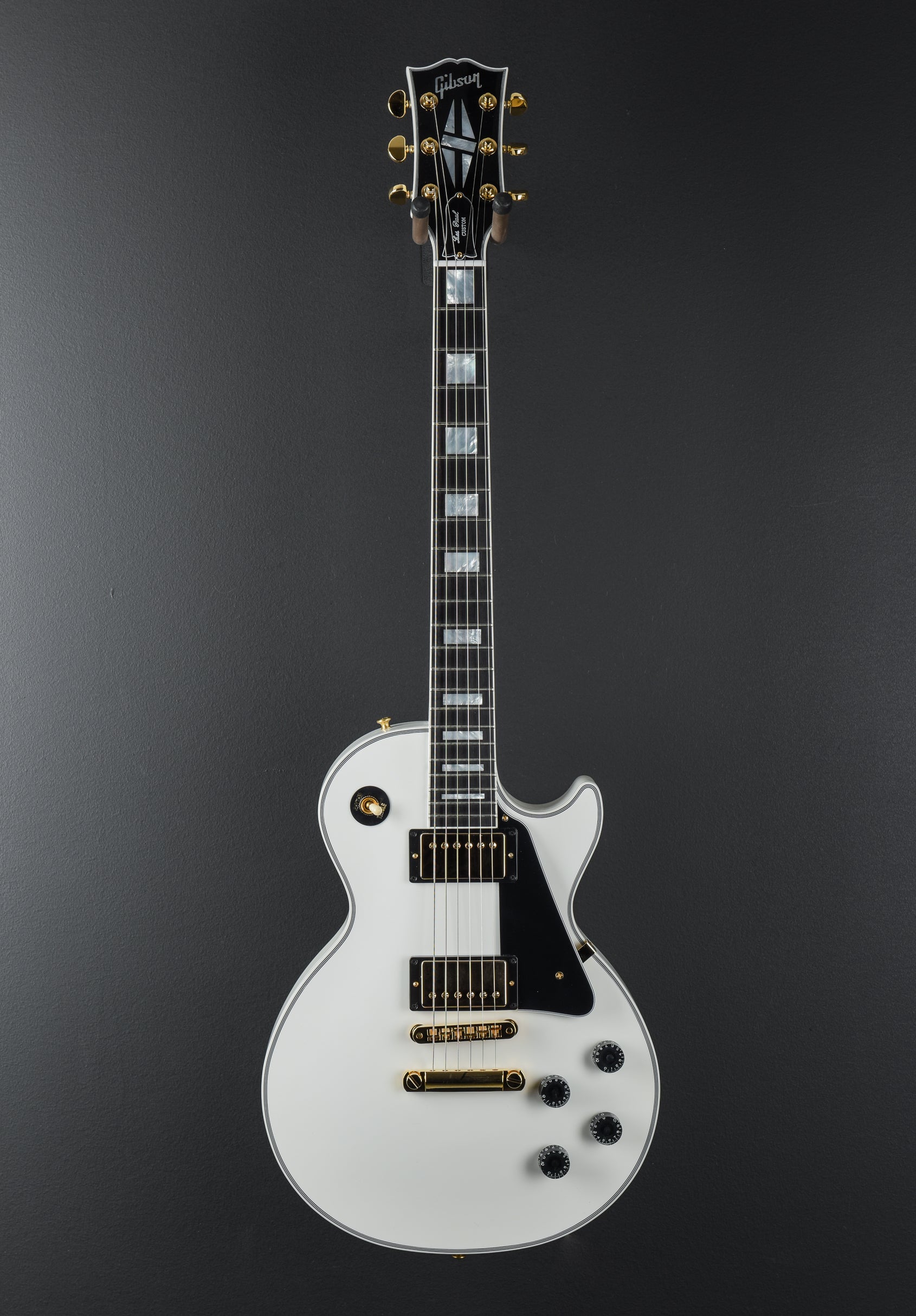 Les Paul Custom w/Ebony Fingerboard Gloss - Alpine White – Dave's