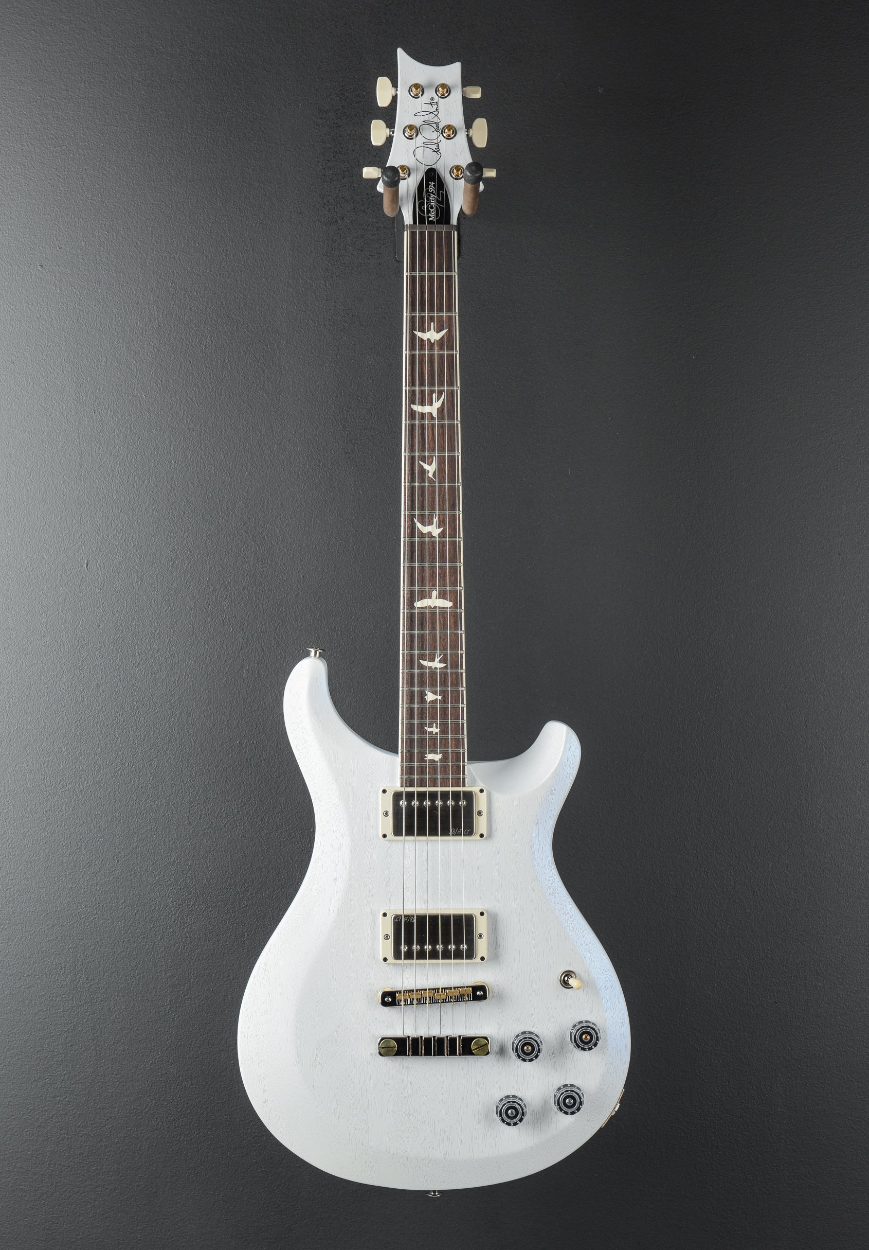 S2 McCarty 594 Thinline Satin - Pearl White – Dave's Guitar Shop
