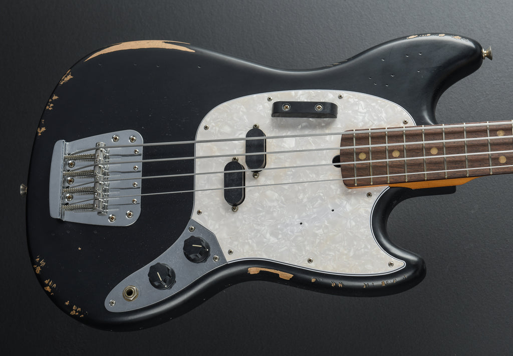 JMJ Road Worn Mustang Bass - Black – Dave's Guitar Shop