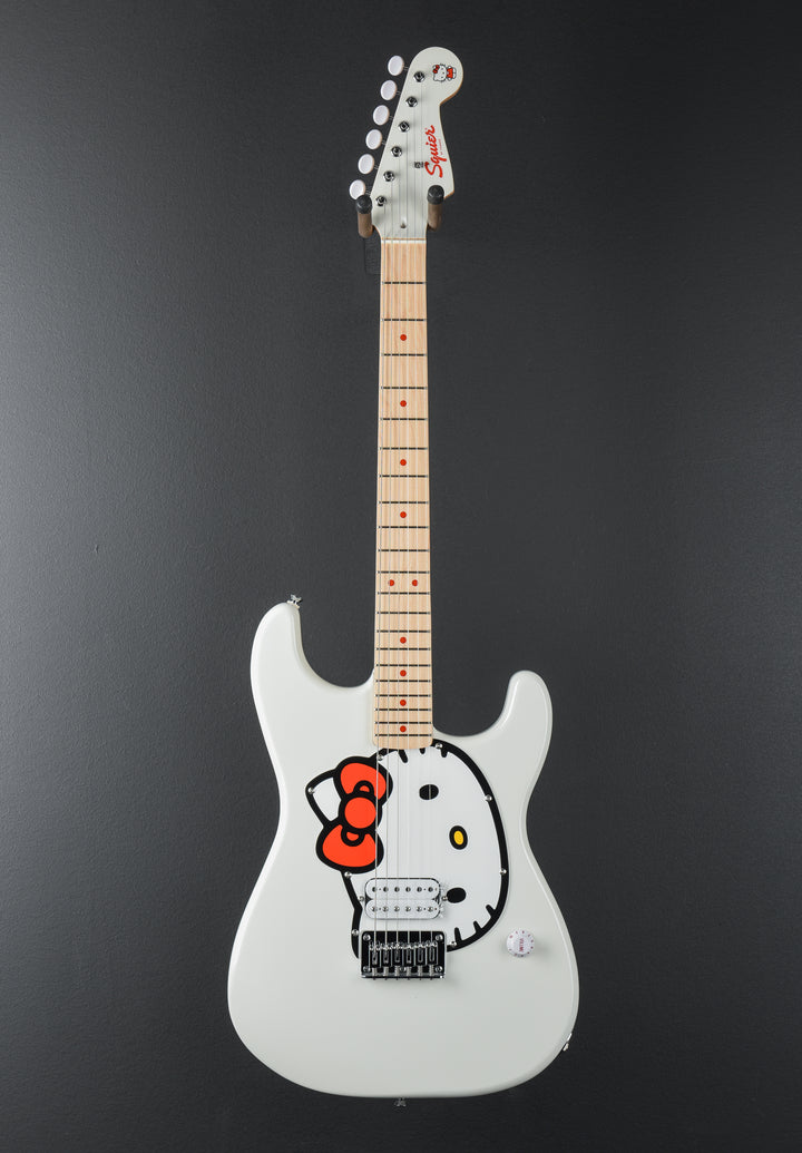 Hello Kitty Stratocaster - White