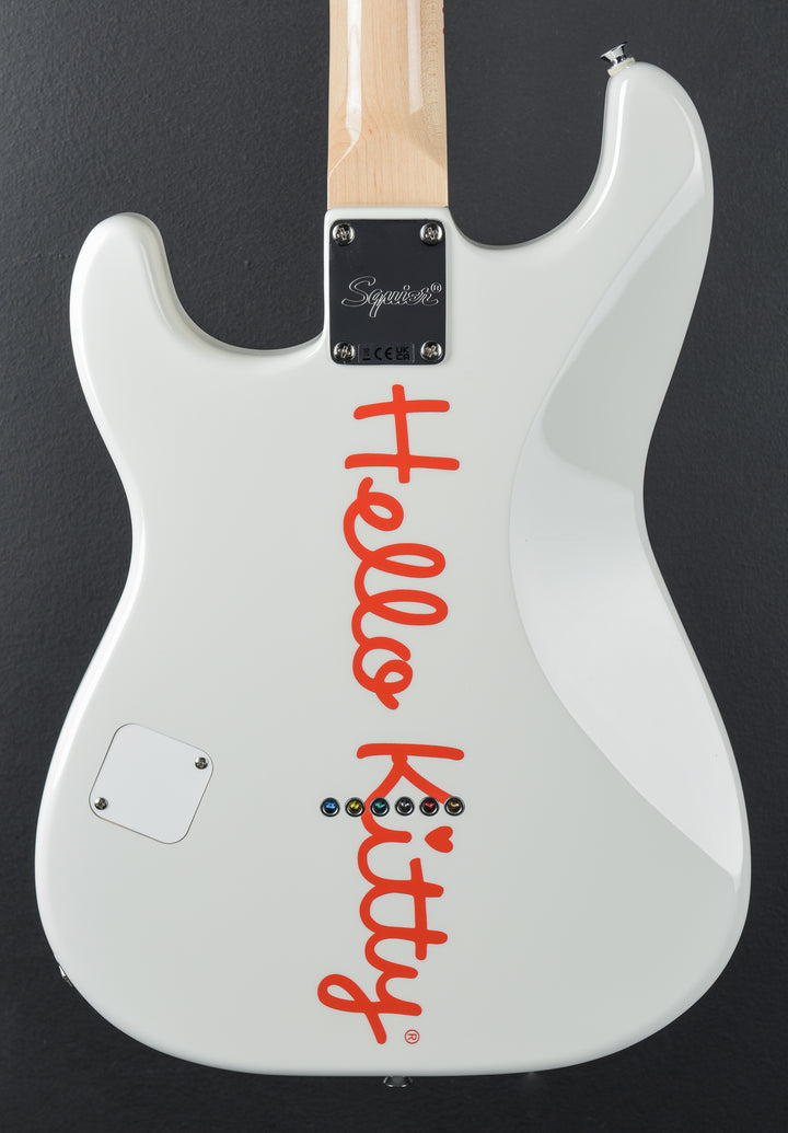 Hello Kitty Stratocaster - White