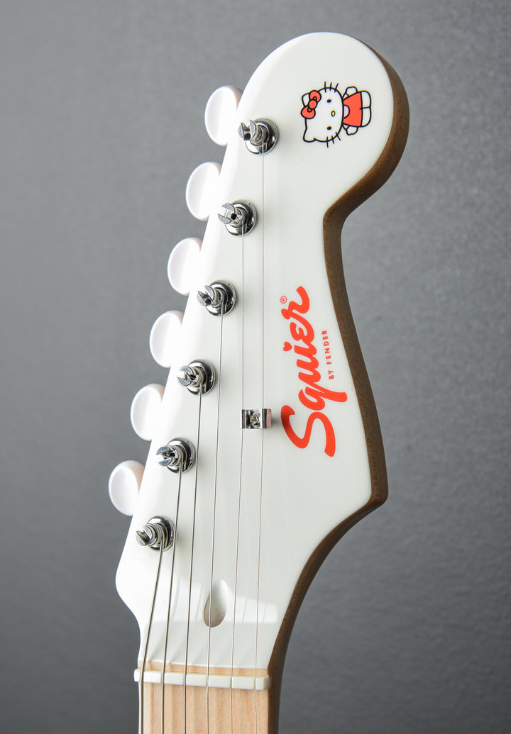 Hello Kitty Stratocaster - White