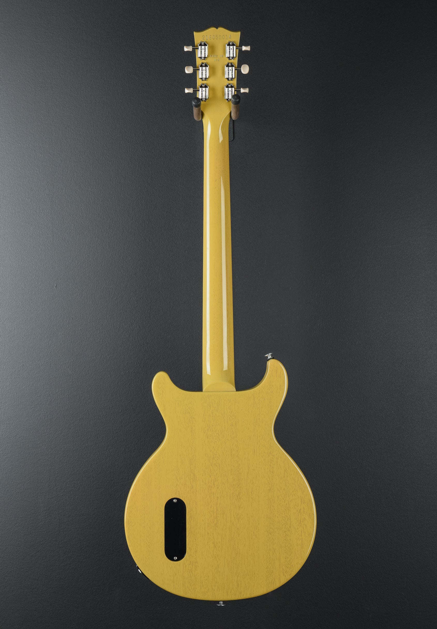 限定 Gibson Les Paul Junior DC TV Yellow Les Paul Junior Double Cutaway - TV Yellow – Dave's Guitar Shop