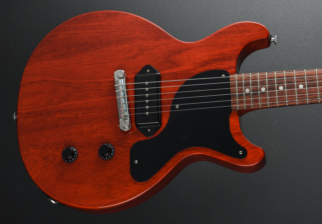 Les Paul Junior Double Cutaway - Vintage Cherry – Dave's Guitar Shop