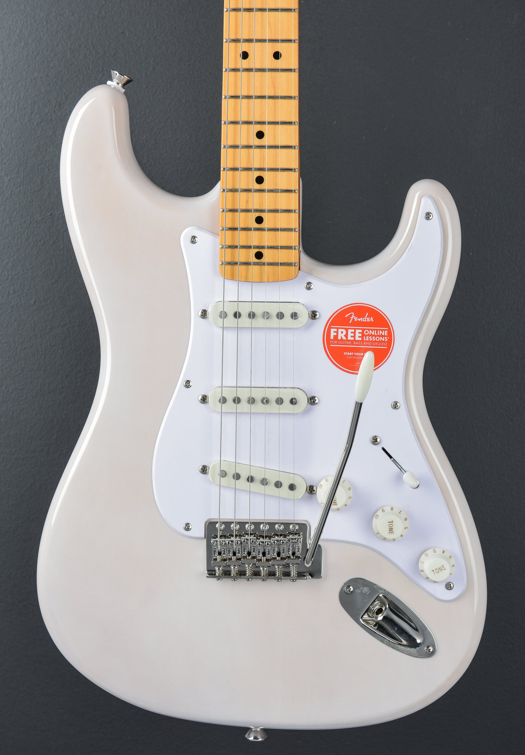 Classic Vibe 50's Stratocaster - White Blonde – Dave's Guitar Shop