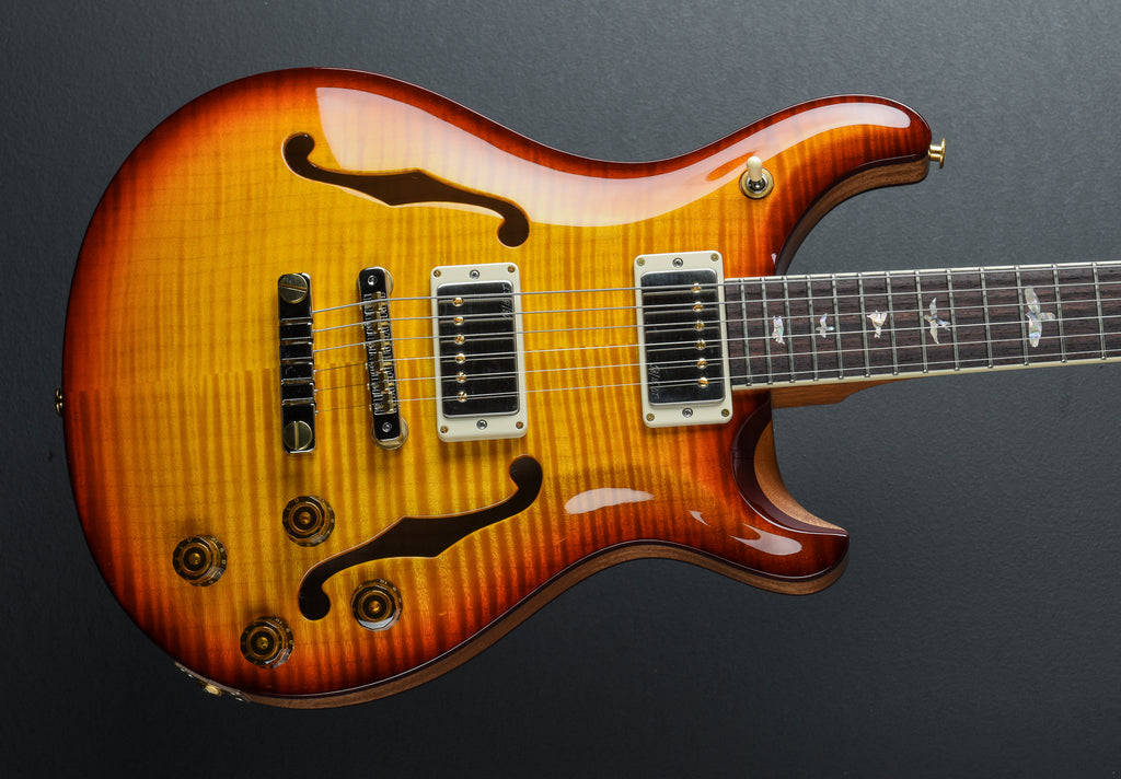 McCarty 594 Hollowbody II 10 Top - Tobacco Wrap Burst/Natural  