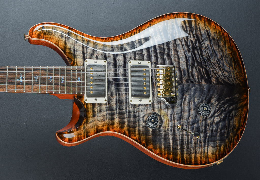 Custom 24 10 Top Left Hand - Burnt Maple Leaf '24 – Dave's Guitar Shop