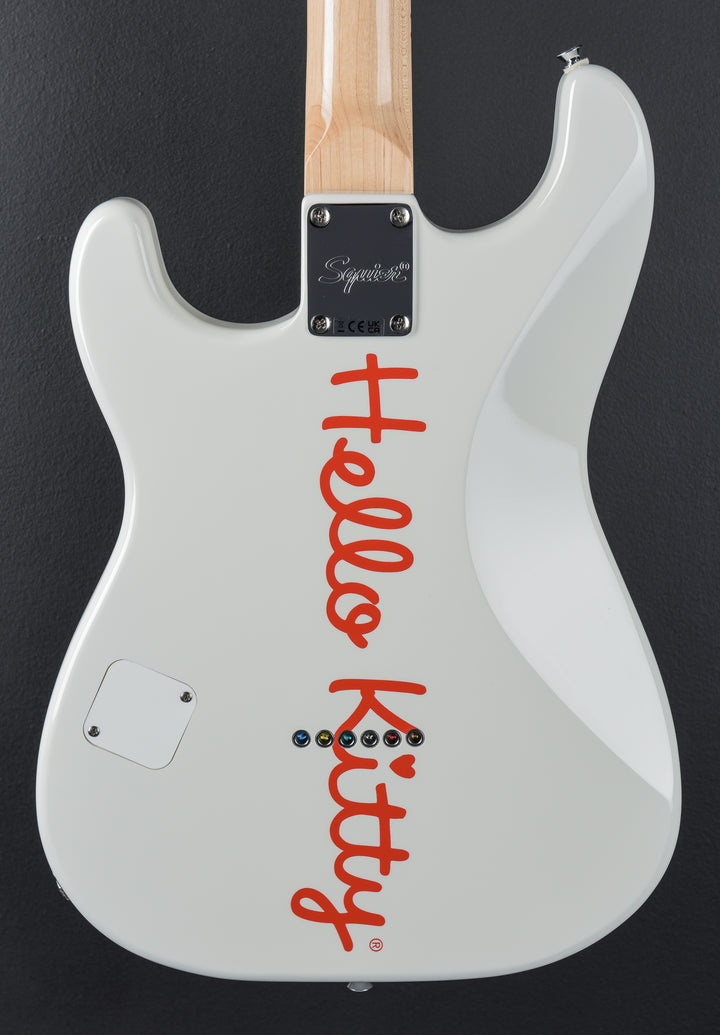 Hello Kitty Stratocaster - White