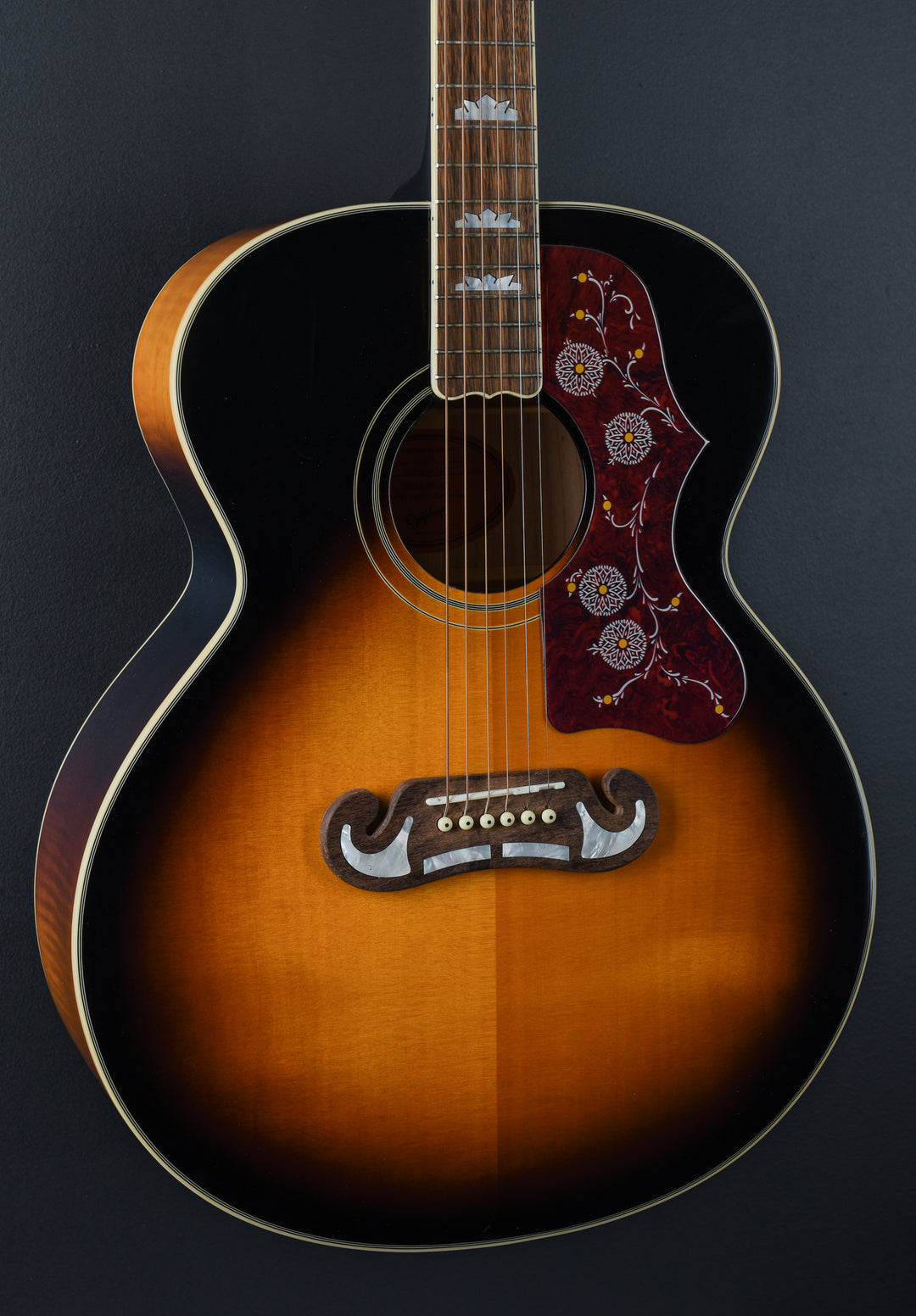 "Inspired by Gibson" J-200 - Aged Gloss Vintage Sunburst