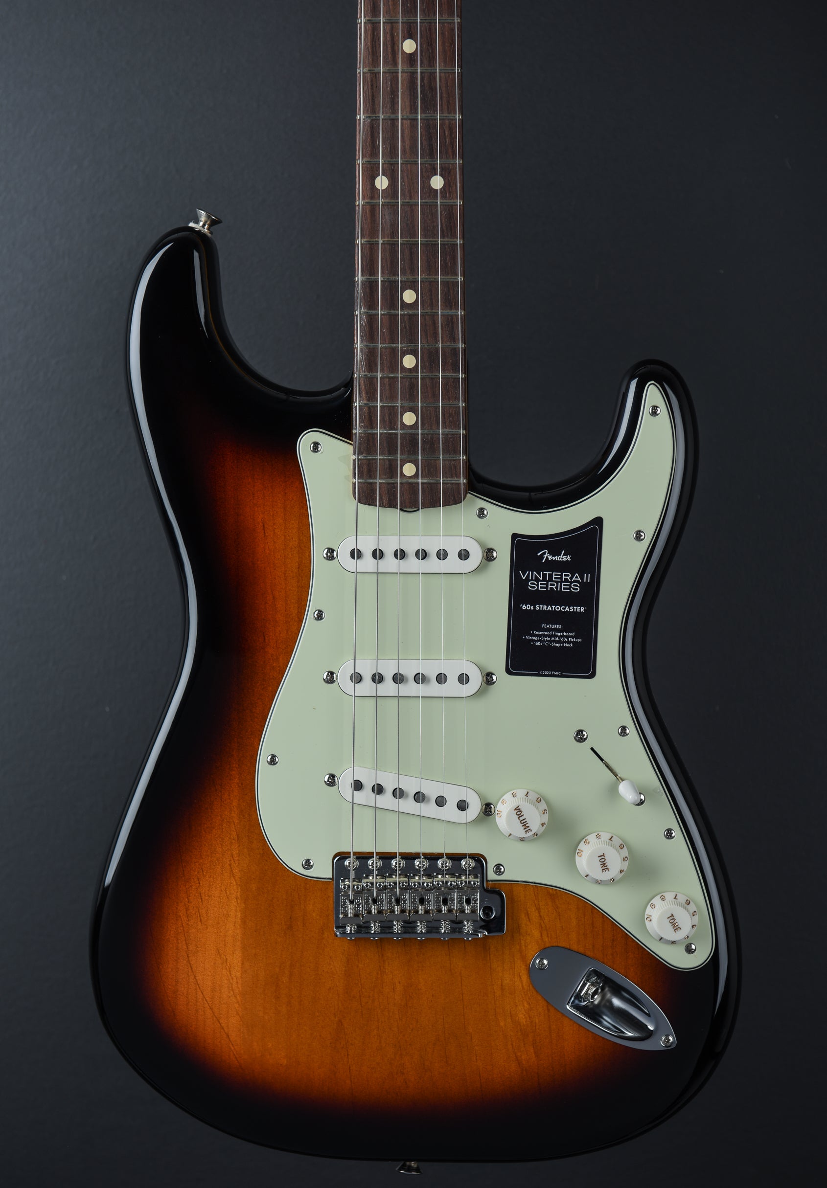 Fender stratocaster vintera 60 sunburst discount