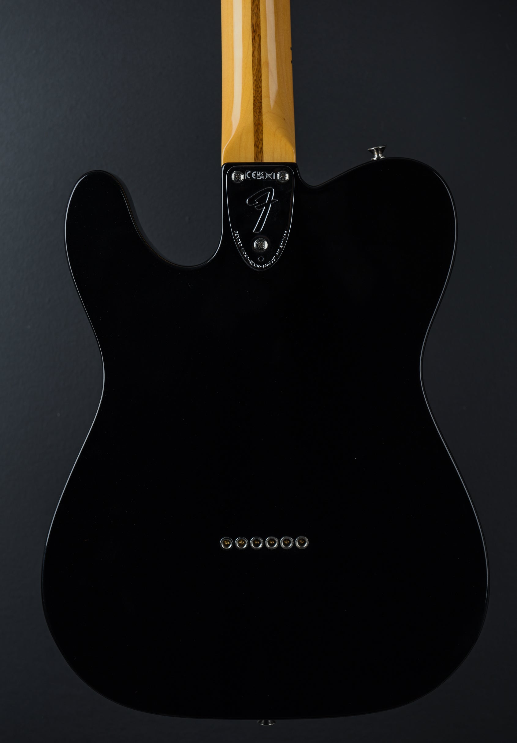 American Vintage II 1977 Telecaster Custom - Black w/Maple