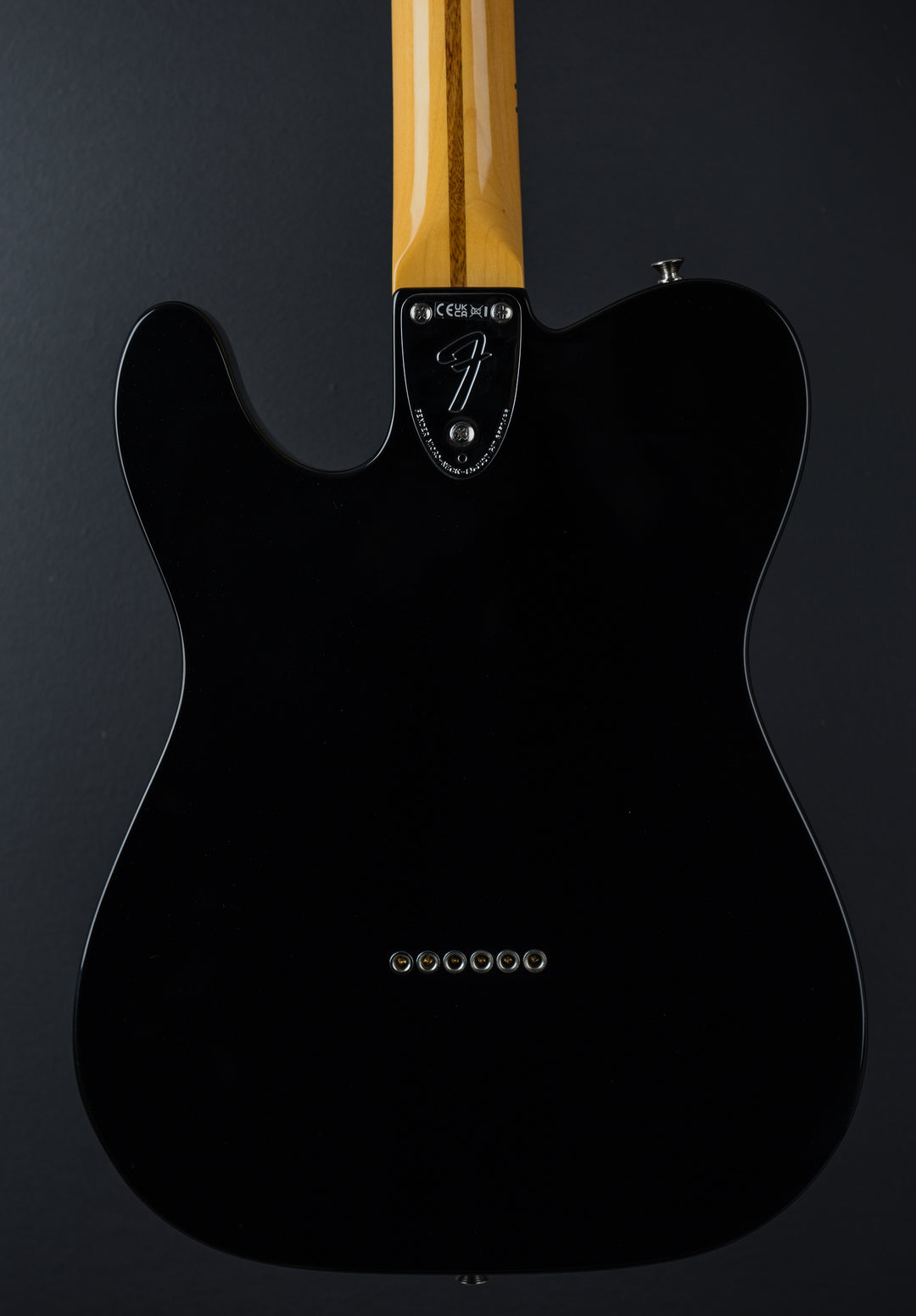 American Vintage II 1977 Telecaster Custom - Black w/Maple