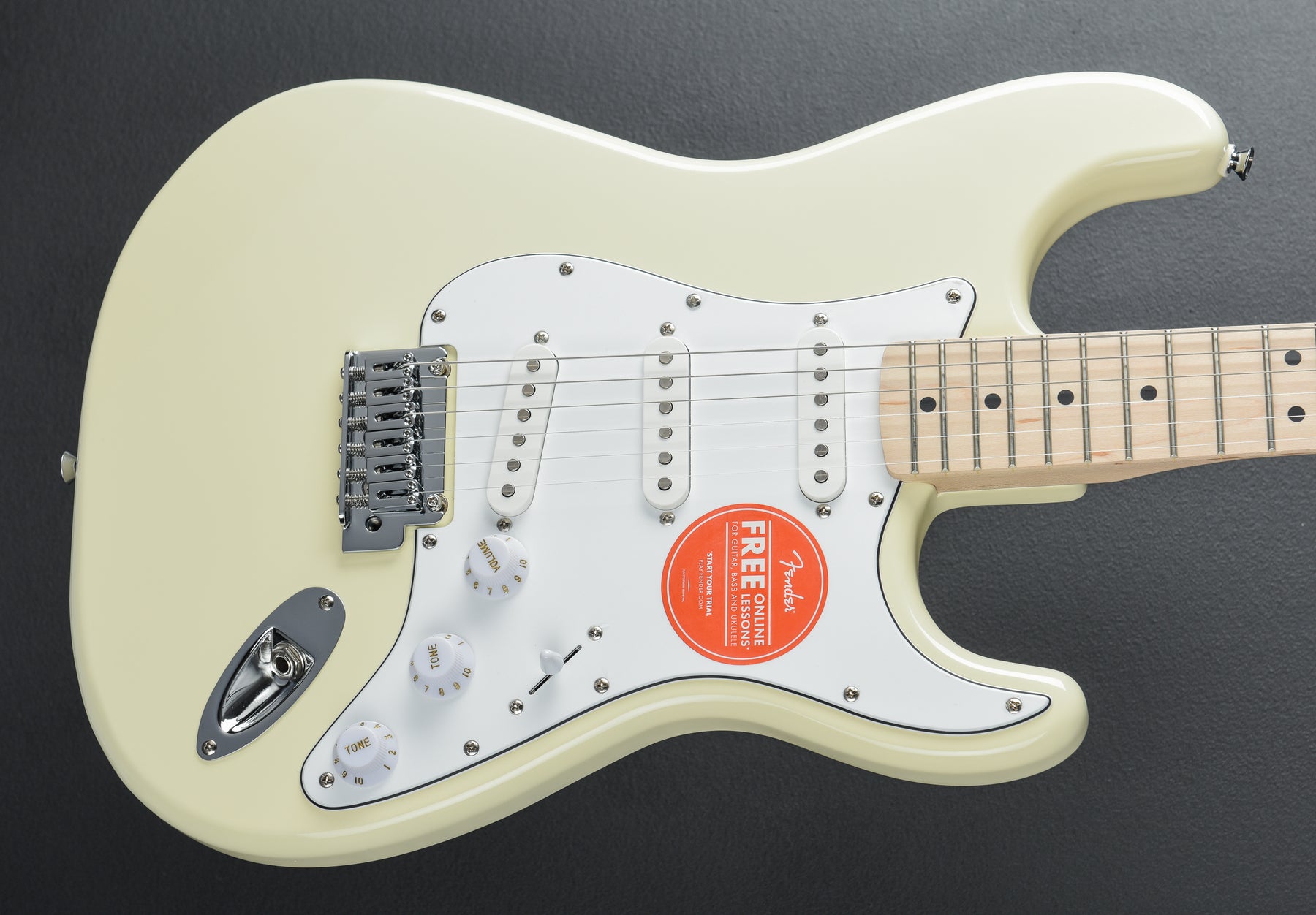 Affinity Series Stratocaster - Olympic White – Dave's Guitar Shop
