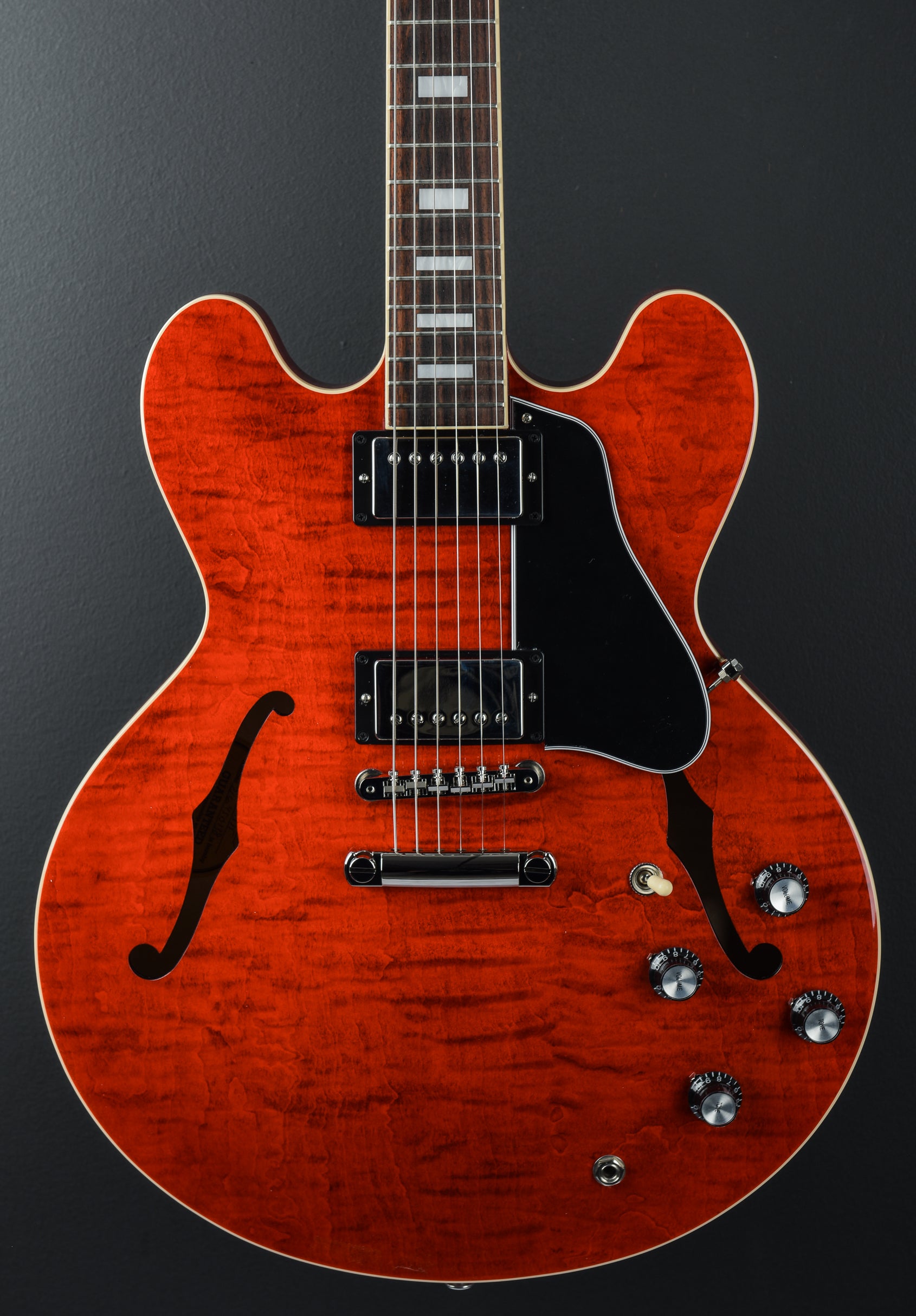 ES-335 Figured - Sixties Cherry – Dave's Guitar Shop