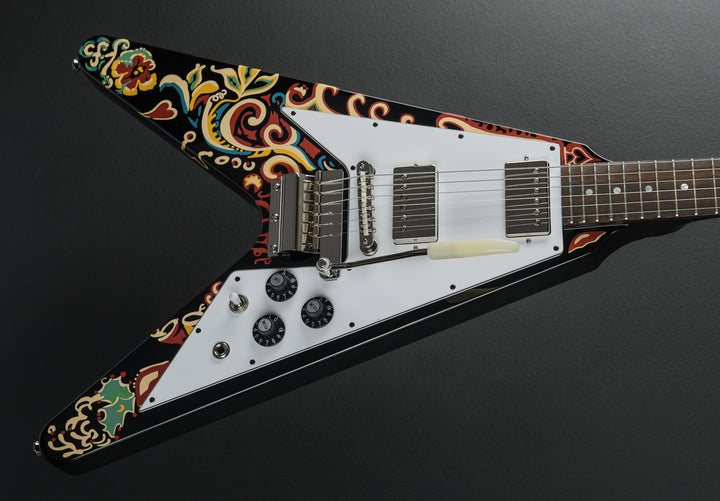 Jimi Hendrix "Love Drops" Flying V - Ebony