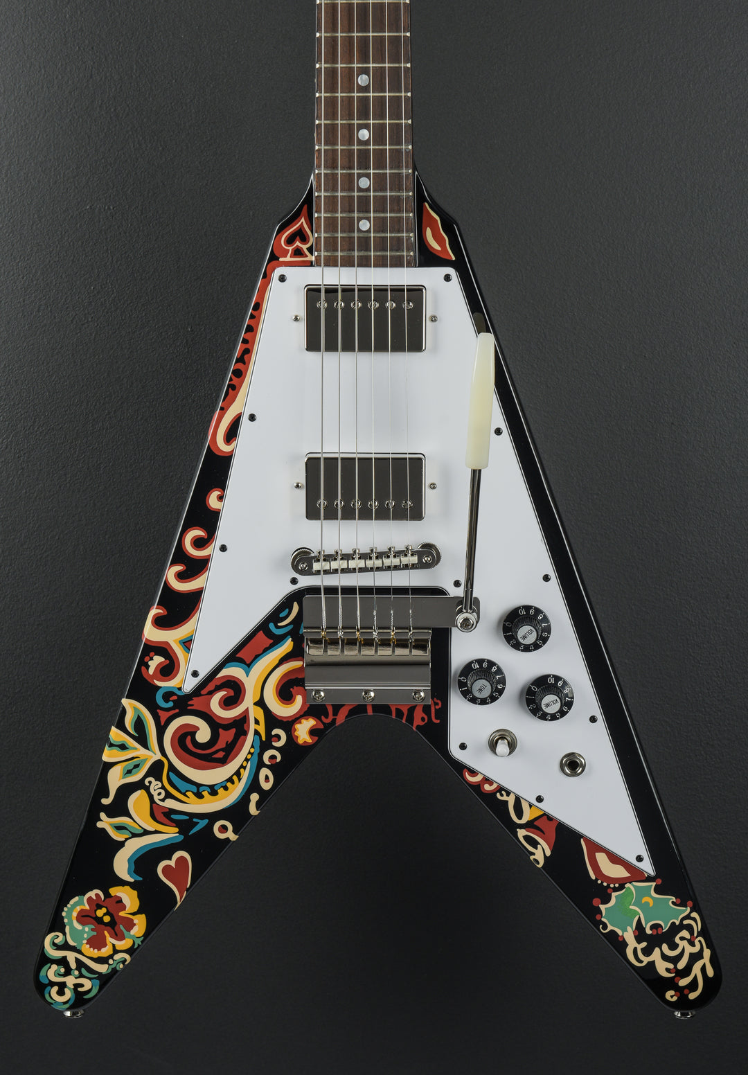 Jimi Hendrix "Love Drops" Flying V - Ebony