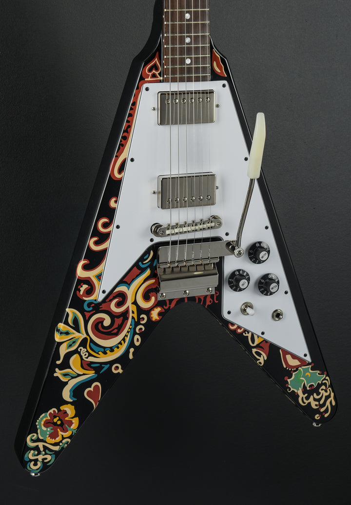 Jimi Hendrix "Love Drops" Flying V - Ebony