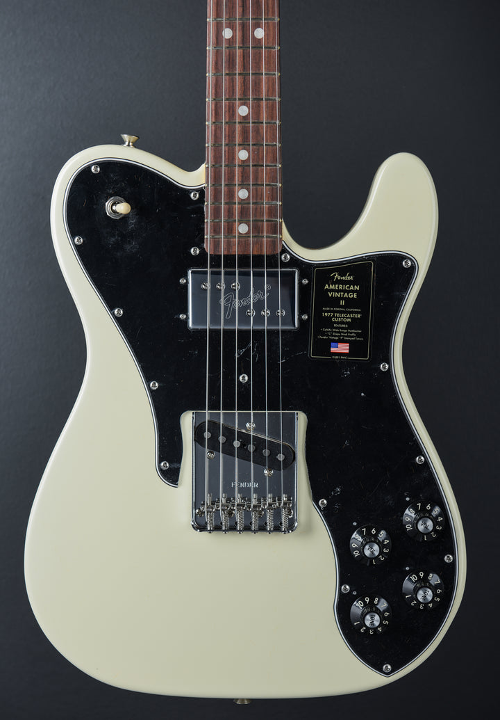American Vintage II 1977 Telecaster Custom - Olympic White w/Rosewood