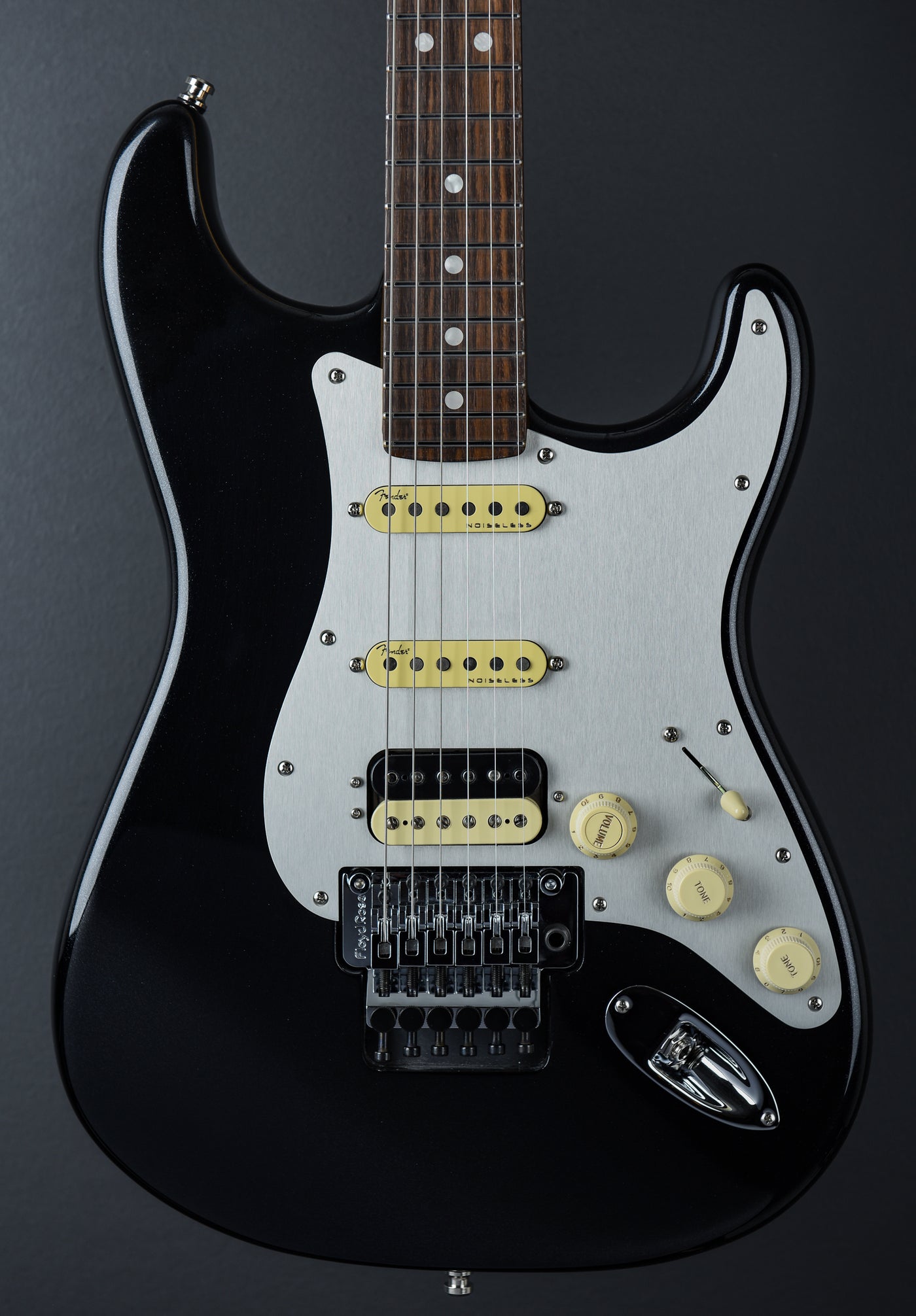 American Ultra Luxe Stratocaster Floyd Rose HSS - Mystic Black