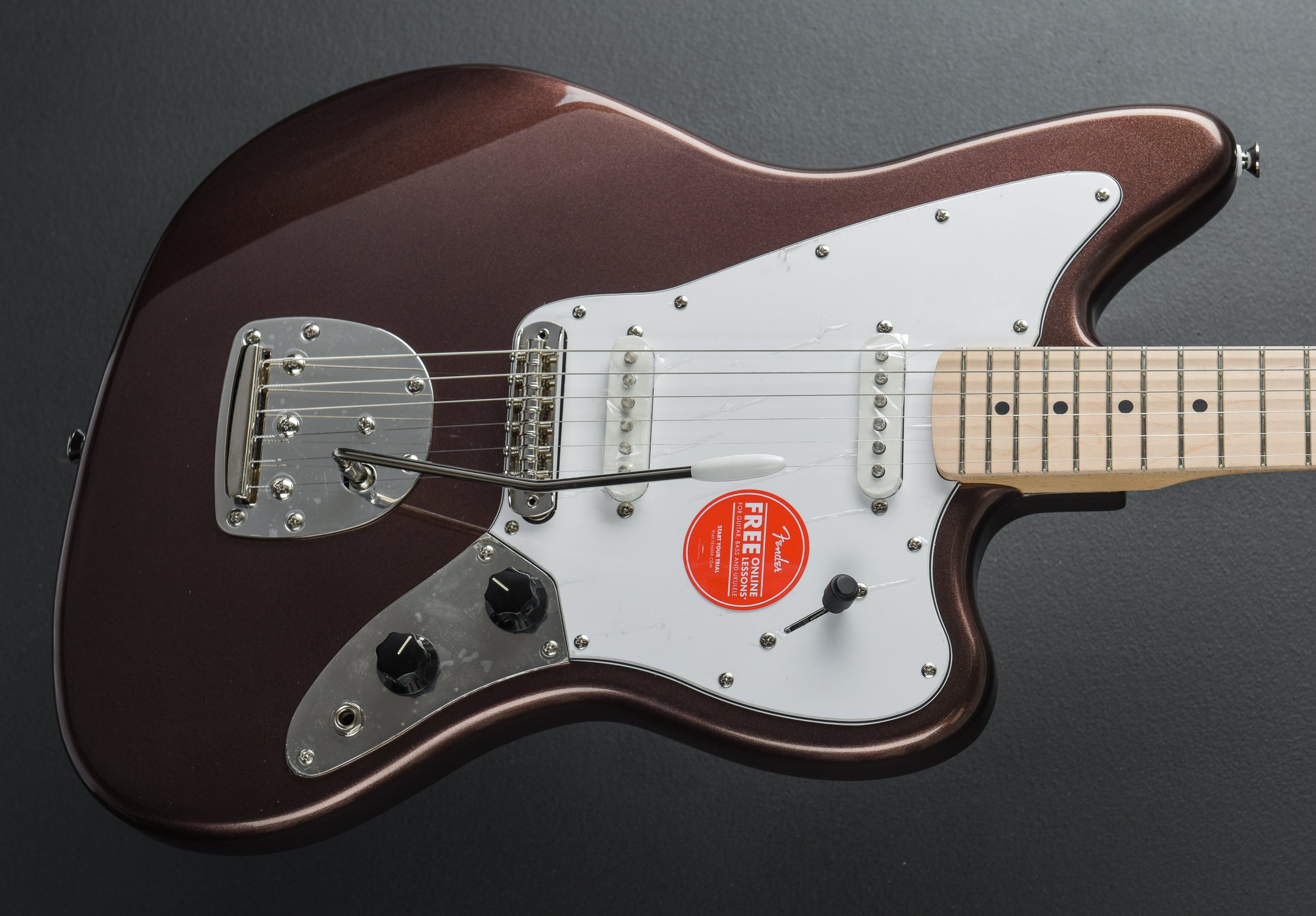 Affinity Series Jaguar - Mystic Metallic Brown w/Maple – Dave's