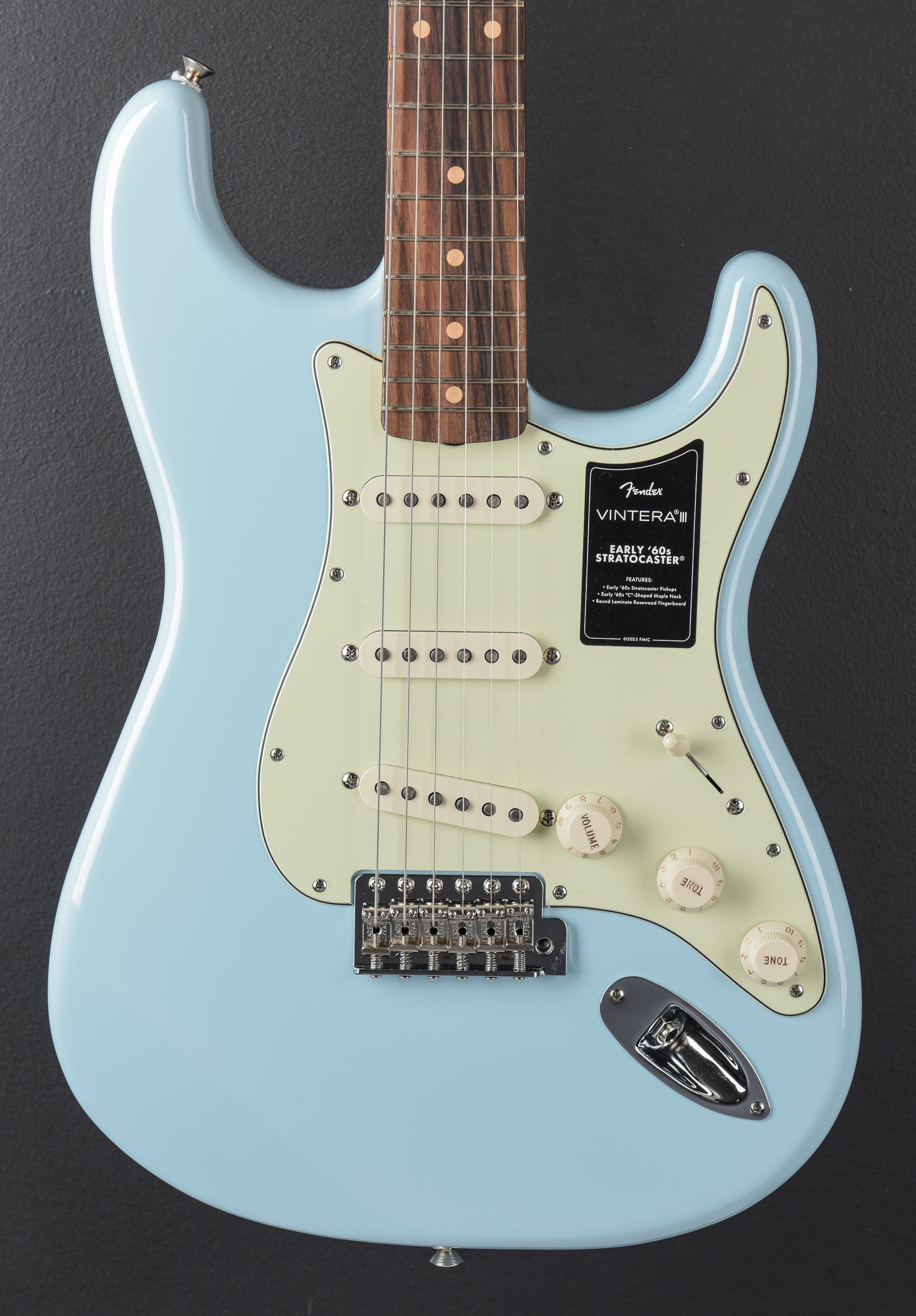 Vintera III Early '60s Stratocaster - Sonic Blue – Dave's Guitar Shop