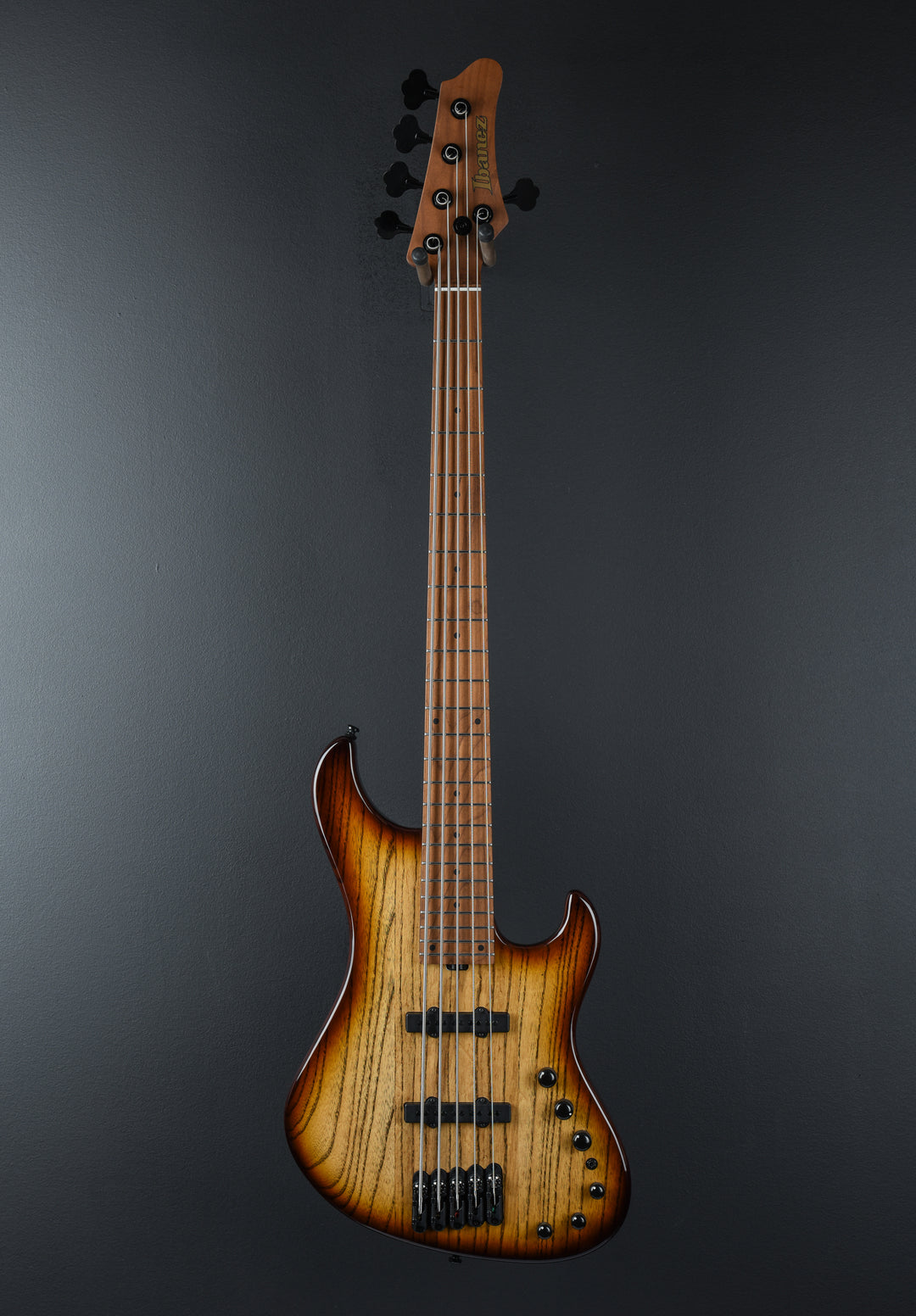 Mode MDM1305 5 String Bass - Natural Stained Amber Burst