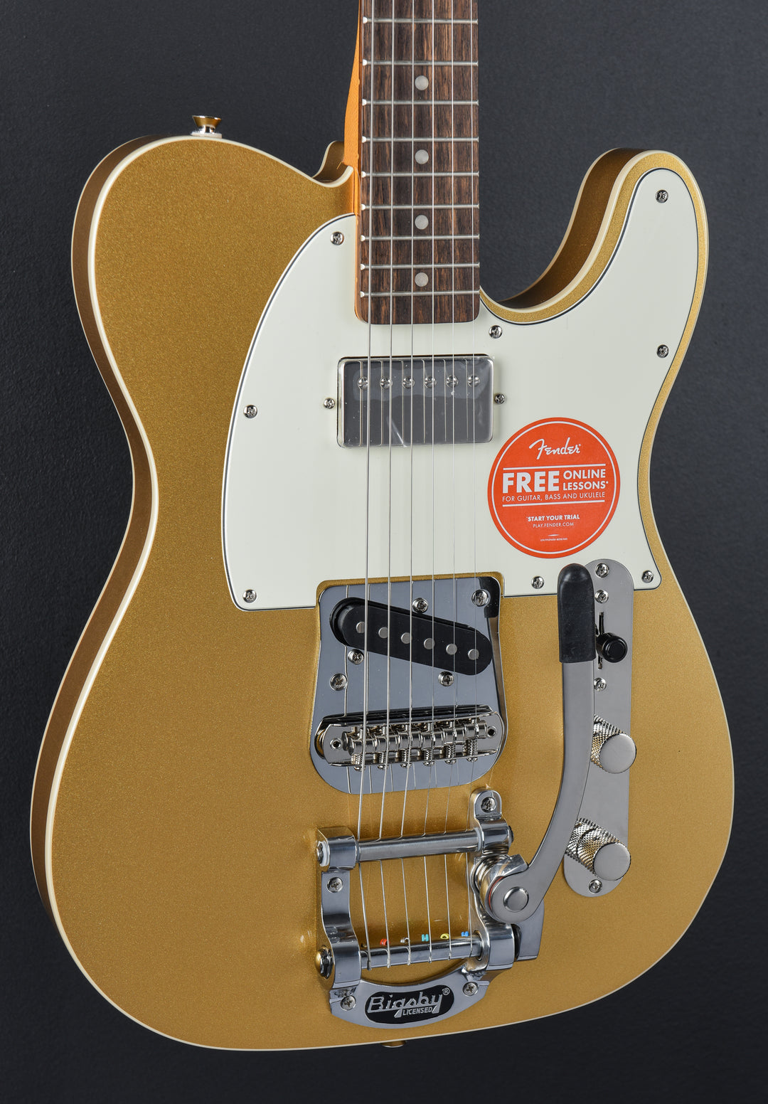 Classic Vibe Custom Telecaster SH w/Bigsby - Aztec Gold