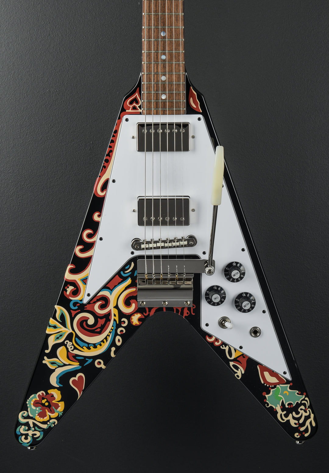 Jimi Hendrix "Love Drops" Flying V - Ebony