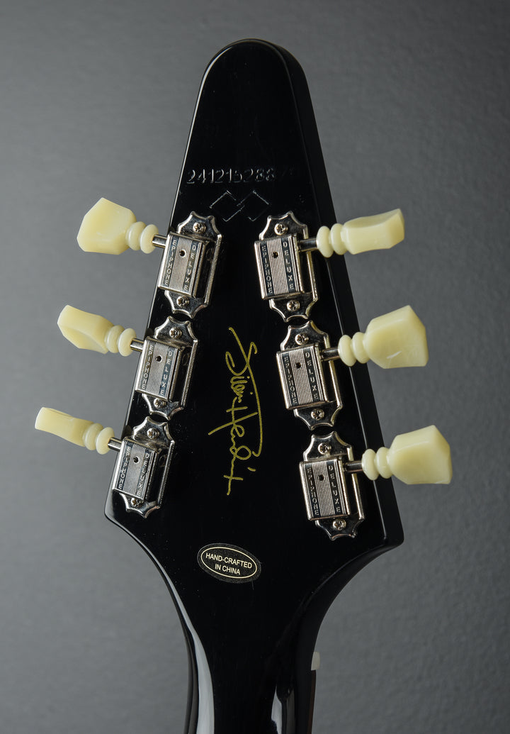 Jimi Hendrix "Love Drops" Flying V - Ebony