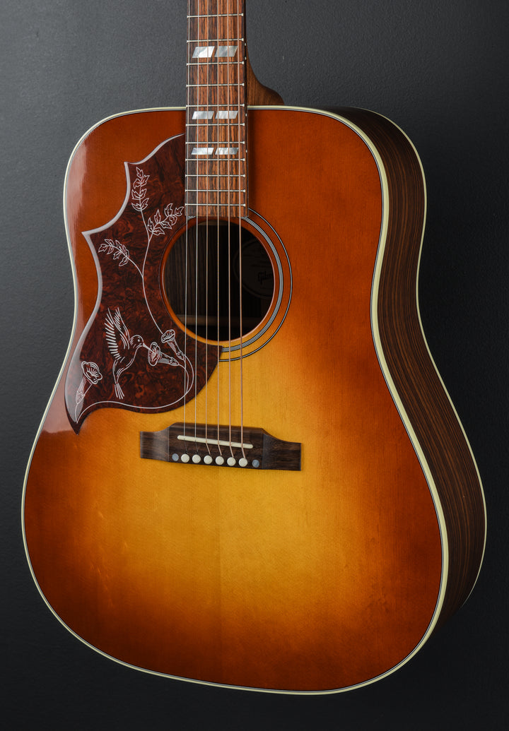 Hummingbird Studio Rosewood Left Hand - Rosewood Burst w/Gloss Top