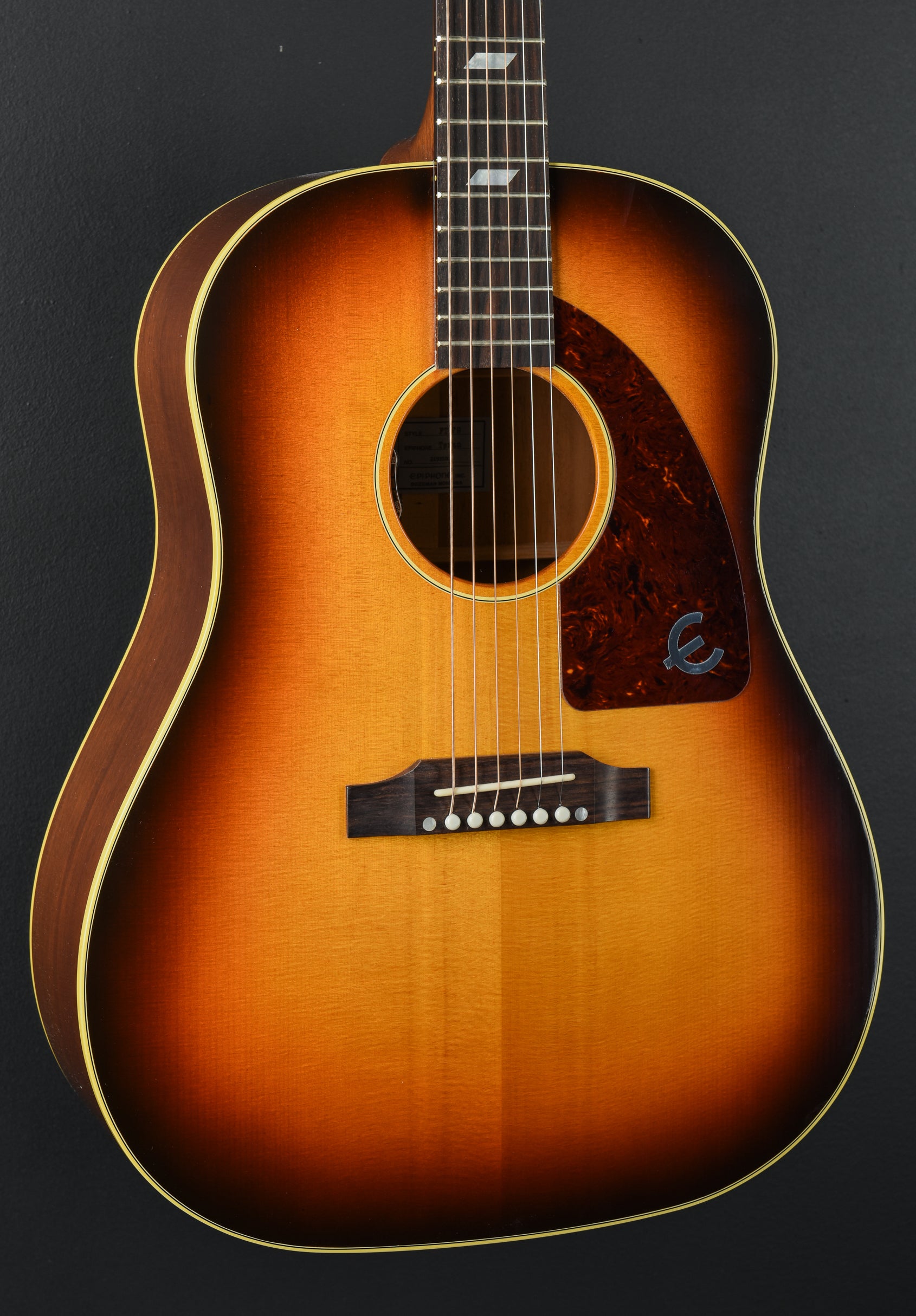 Epiphone Texan (USA Collection) - Vintage Sunburst – Dave's Guitar