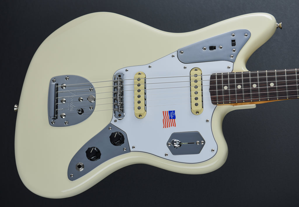 Johnny Marr Jaguar - Olympic White – Dave's Guitar Shop