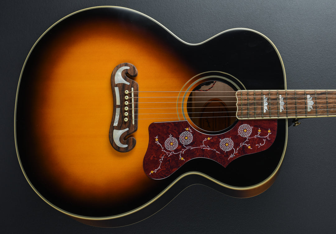 "Inspired by Gibson" J-200 - Aged Gloss Vintage Sunburst