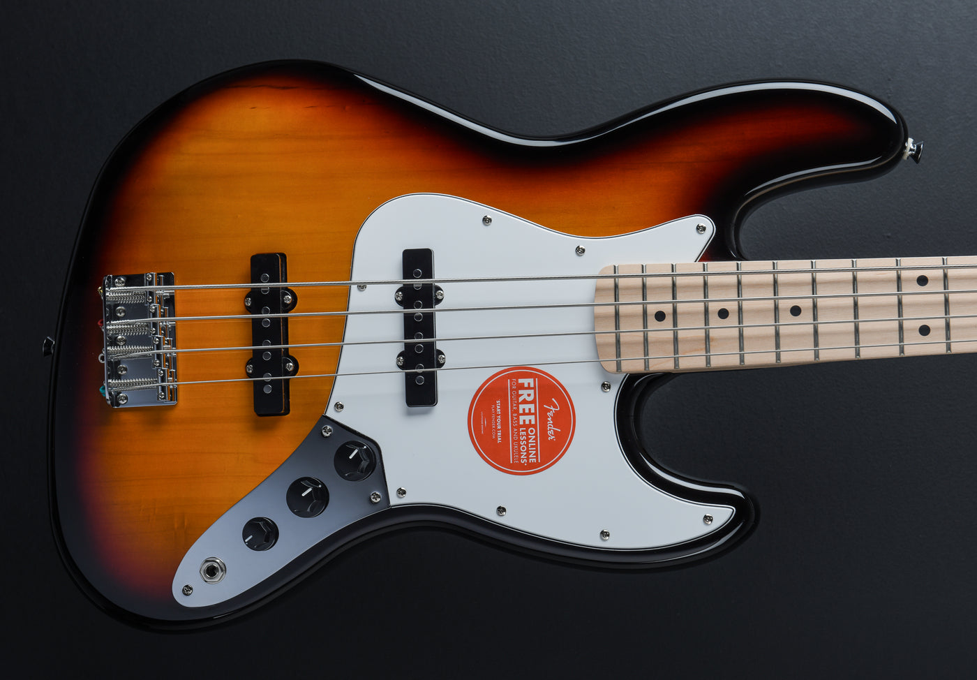 Affinity Series Jazz Bass - 3 Color Sunburst w/Maple