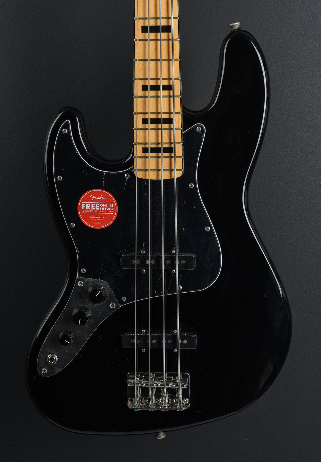 Classic Vibe 70's Jazz Bass Left Handed - Black