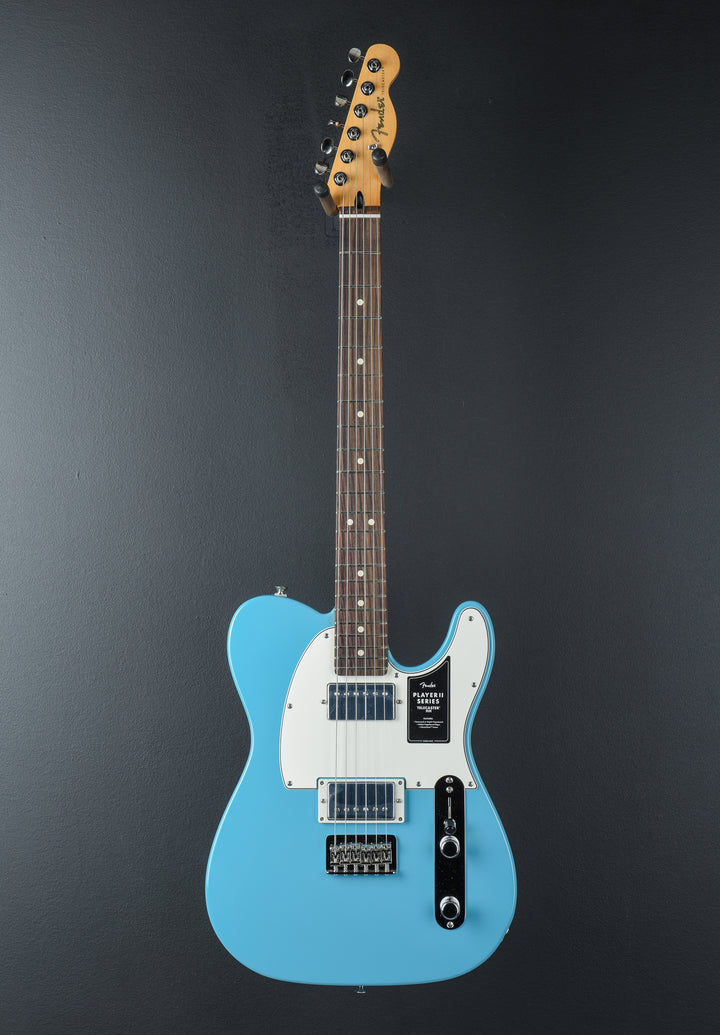 Player II Telecaster HH - Aquatone Blue w/Rosewood