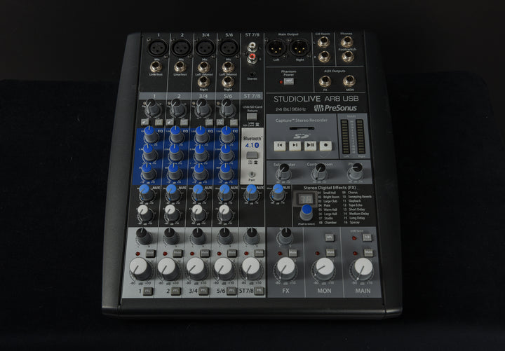 Studiolive AR8USB Mixer, Recent
