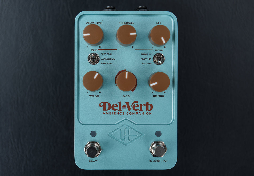 Del-Verb Ambience Companion Reverb and Delay Pedal – Dave's Guitar Shop