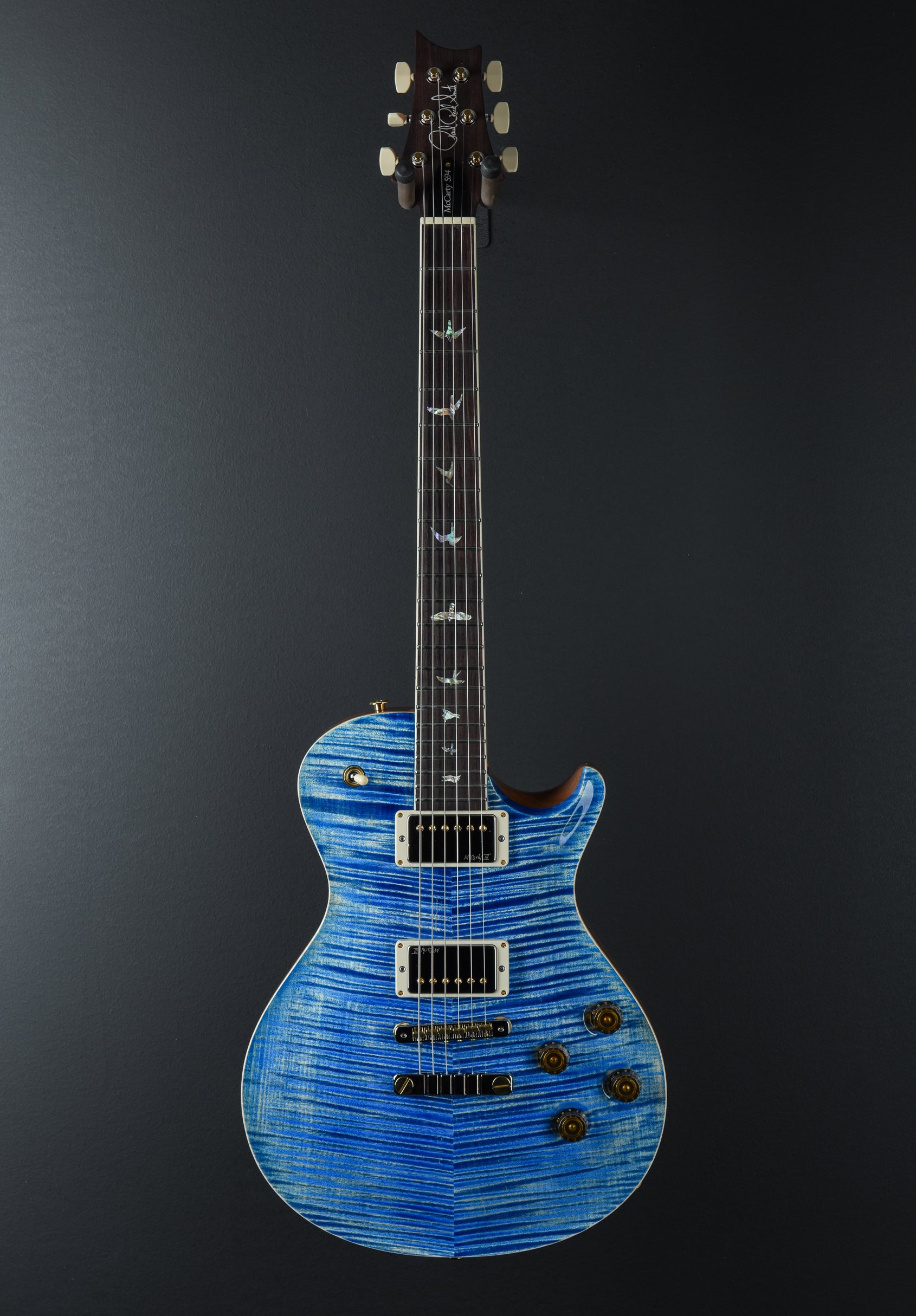 McCarty 594 Singlecut 10 Top - Faded Blue Jean – Dave's Guitar Shop