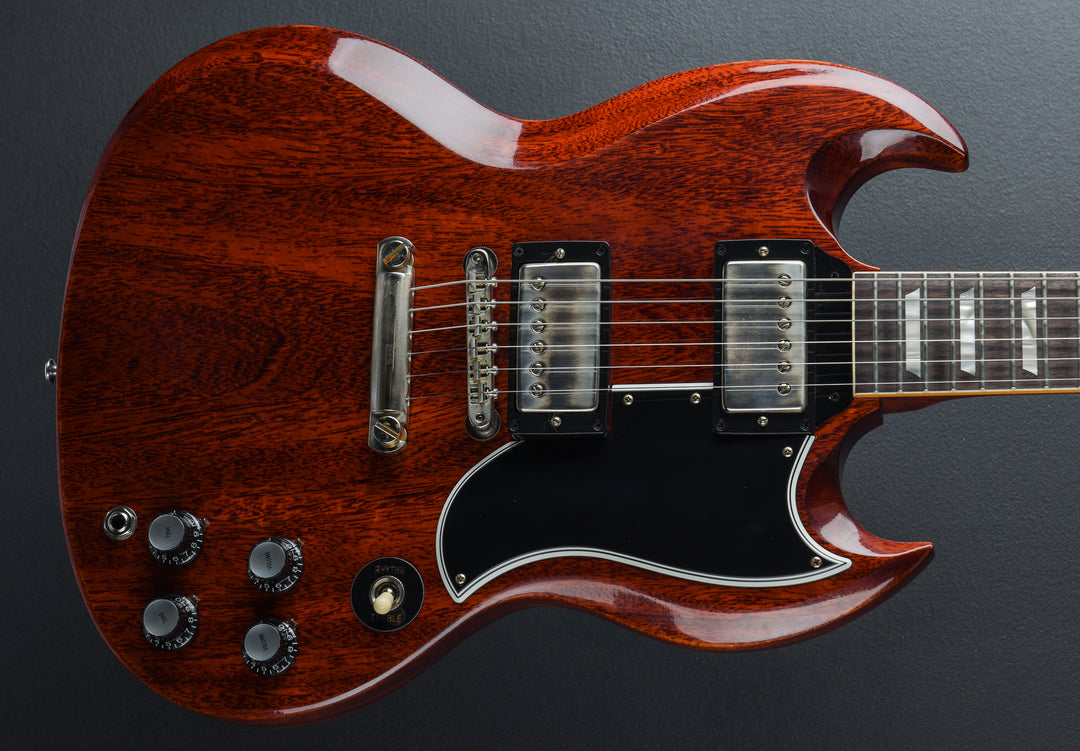 1961 Les Paul SG Standard Reissue Stop Bar - Cherry Red