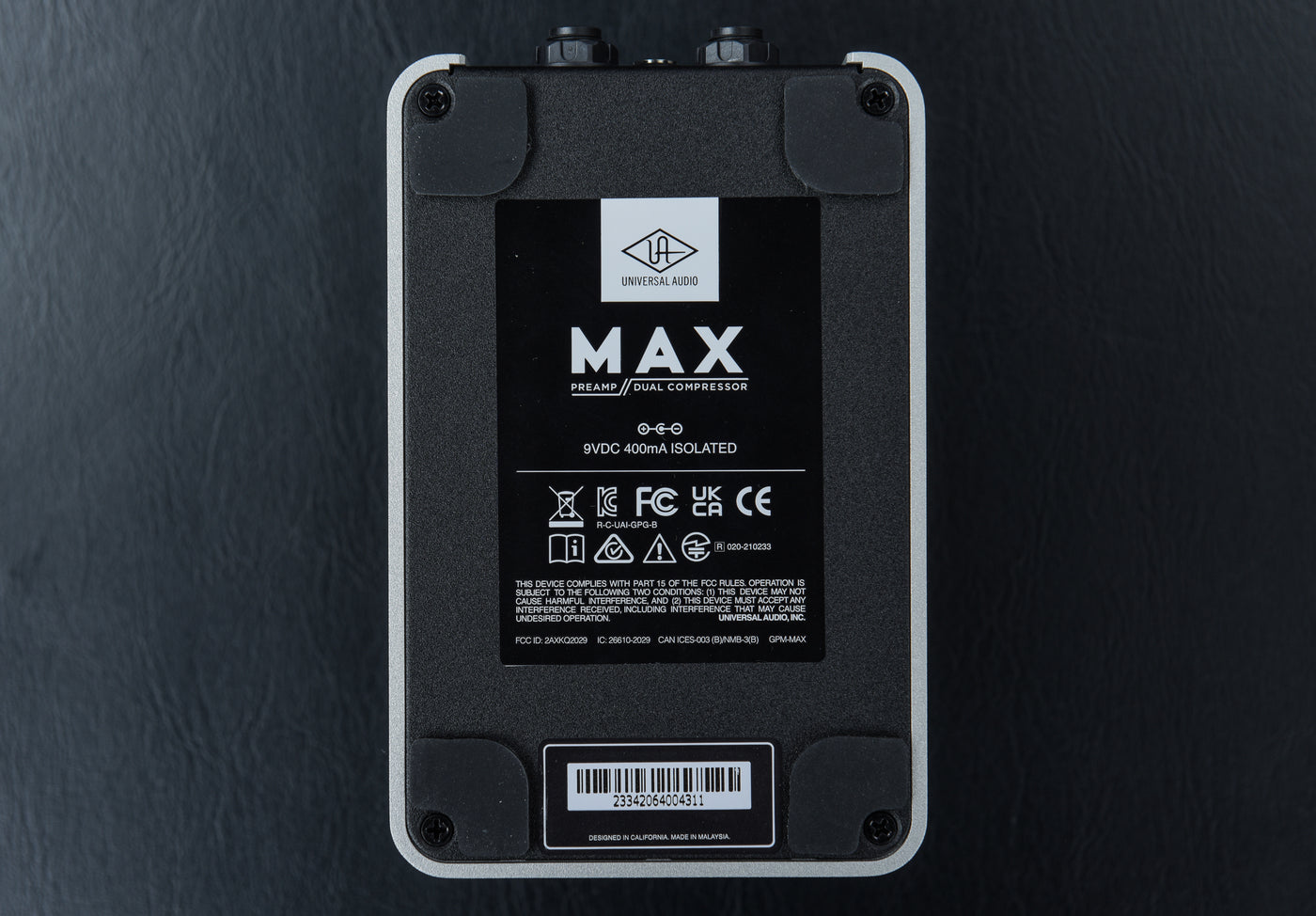 Max Preamp And Dual Compressor