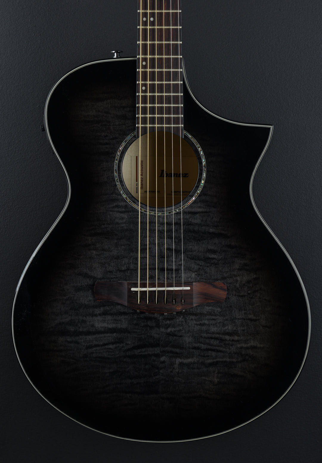 AEWC400 - Transparent Black Sunburst High Gloss