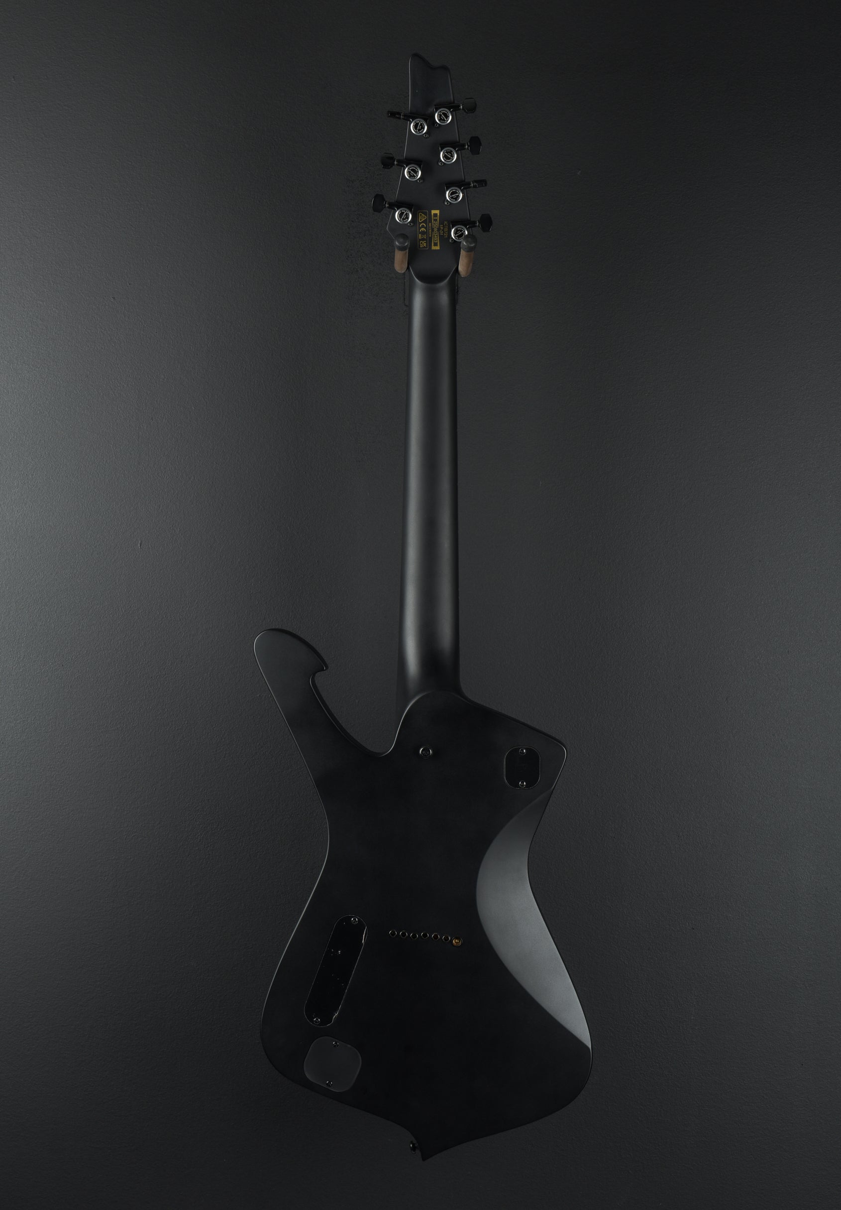 Iron Label Iceman 7 String - Black Flat – Dave's Guitar Shop