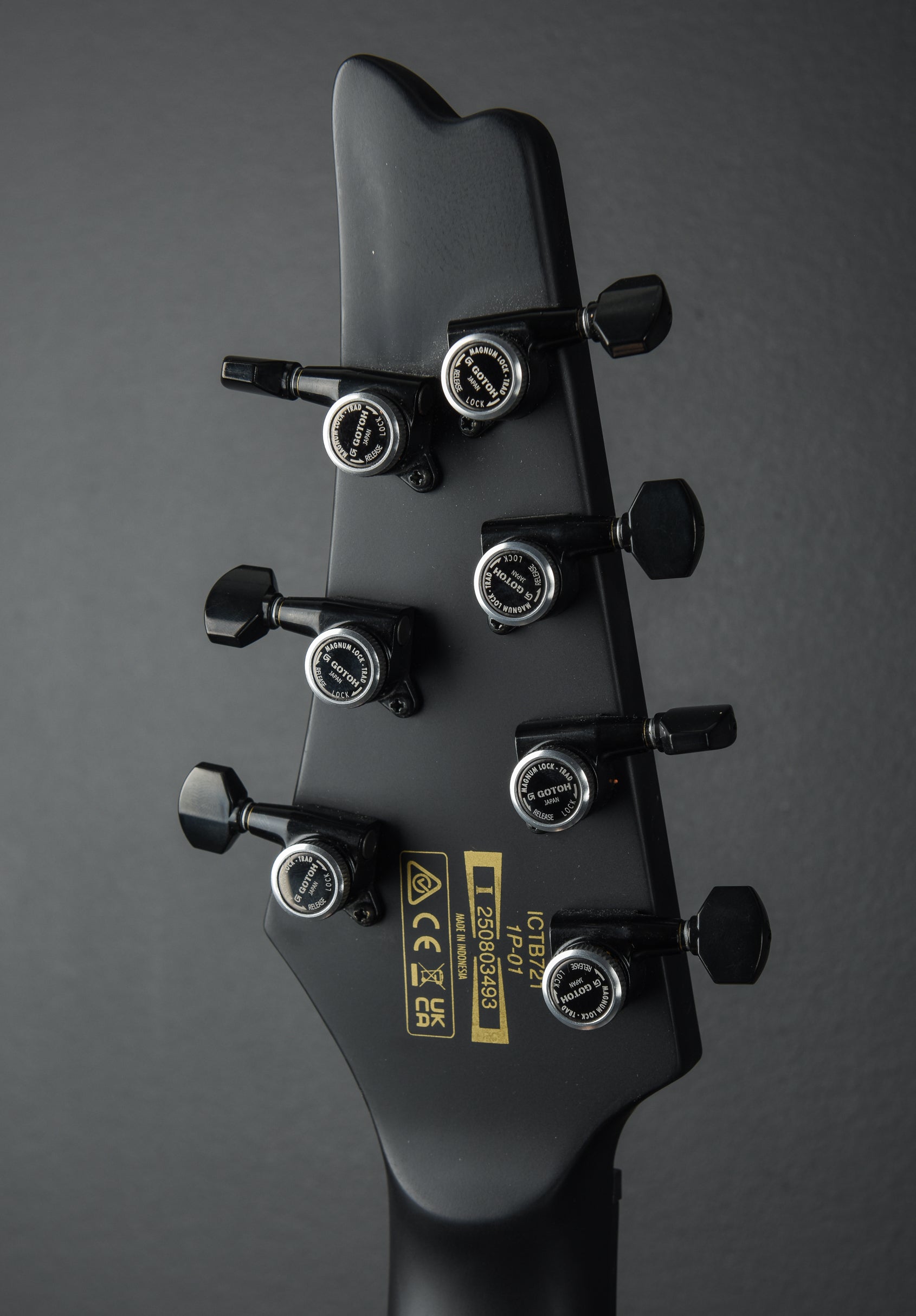 Iron Label Iceman 7 String - Black Flat – Dave's Guitar Shop
