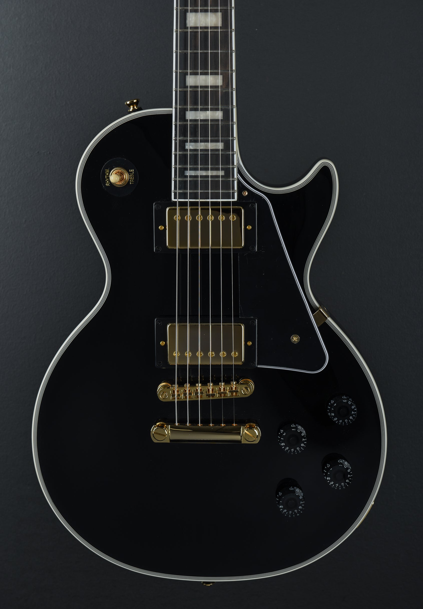 ギター Epiphone Inspired by Gibson Custom Ebony Epiphone Inspired by Gibson Custom Les Paul Custom Electric