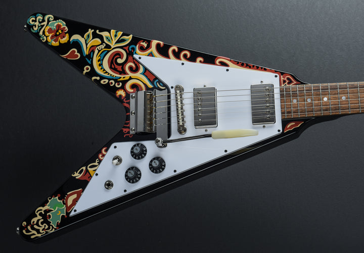 Jimi Hendrix "Love Drops" Flying V - Ebony