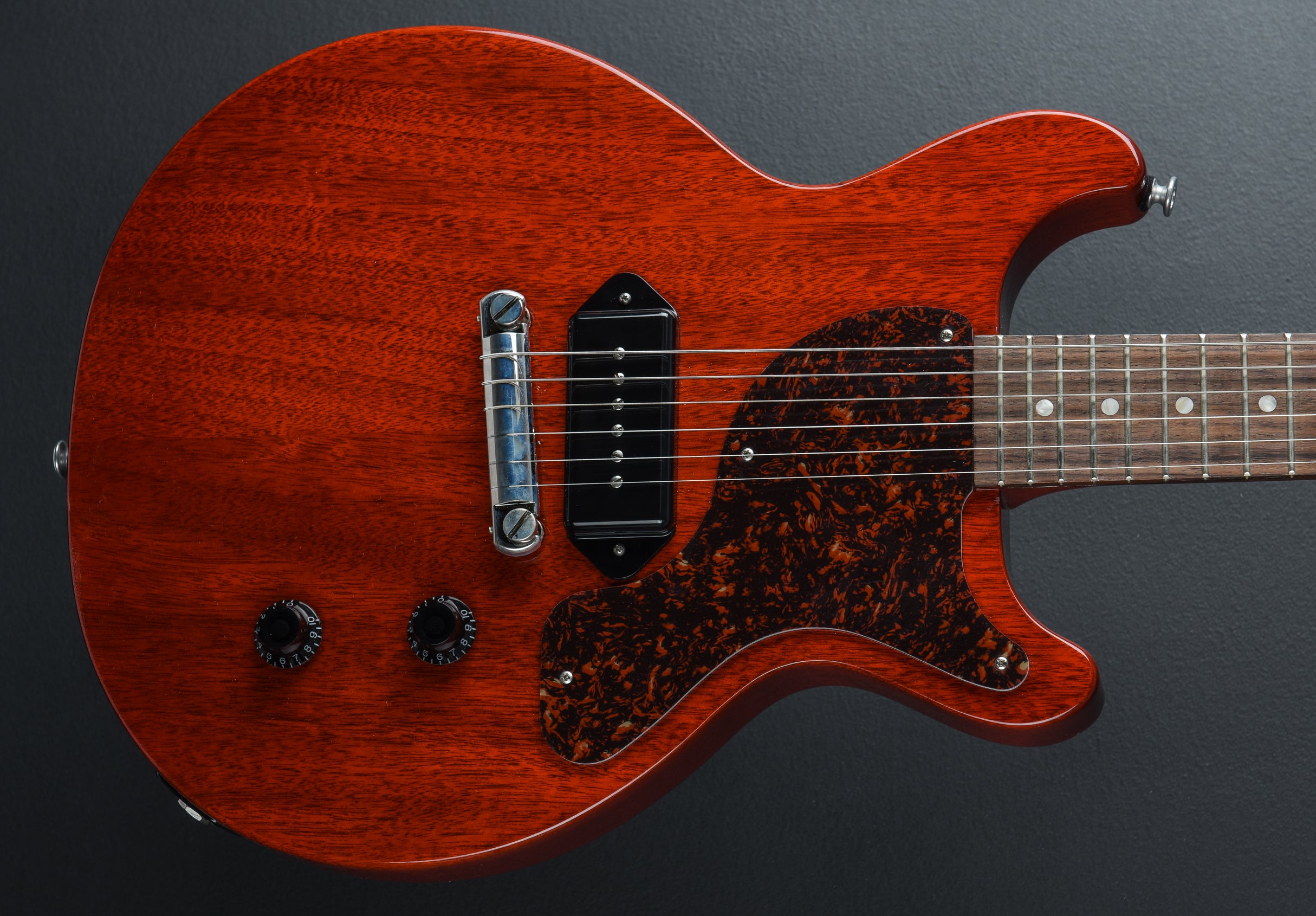 Les Paul Junior Double Cutaway - Vintage Cherry w/Tortoise