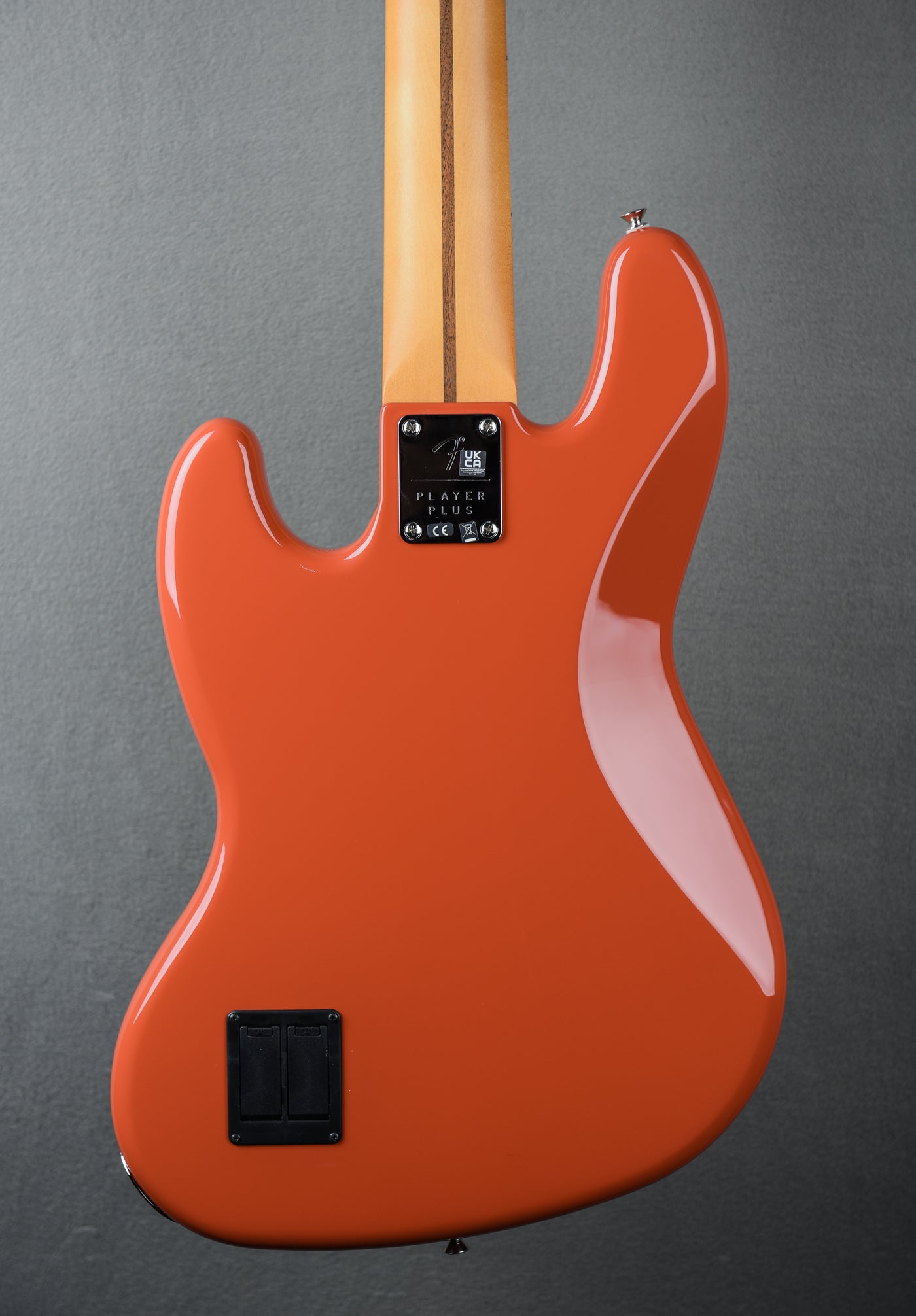 Player Plus Jazz Bass V - Fiesta Red w/Maple